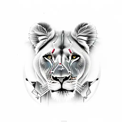 Lioness With Female Behind It