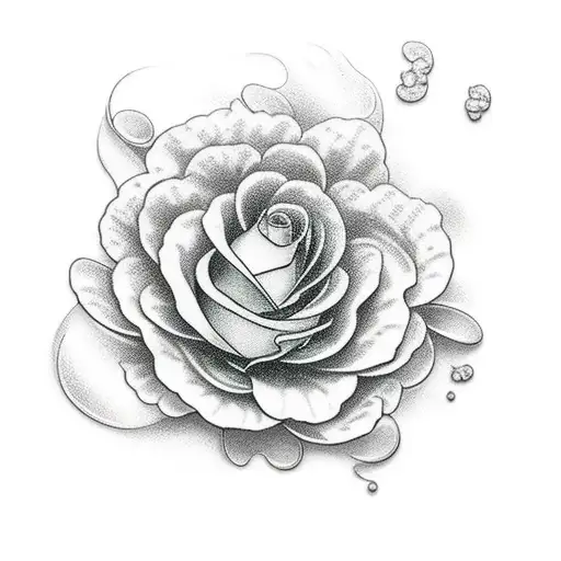 An Open Book With Waves Crashing On One Side And Blooming Flowers On The Other