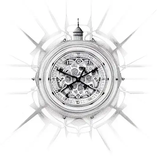 Tower Clock Ticking