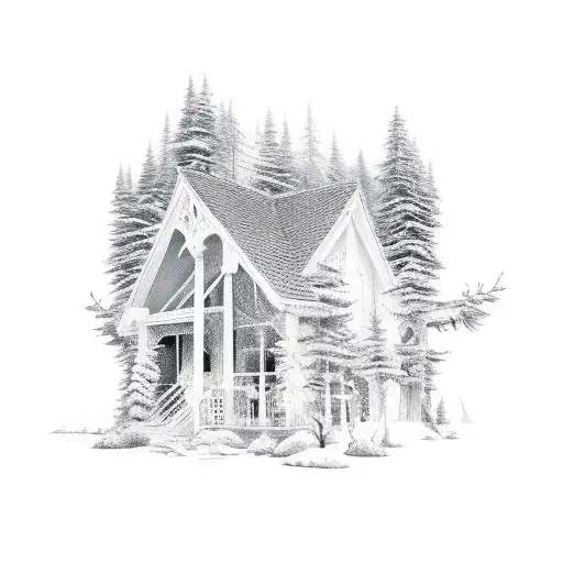 Modern Mountain Home Framing