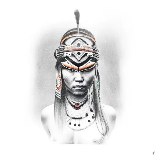 Female Aboriginal Warrior