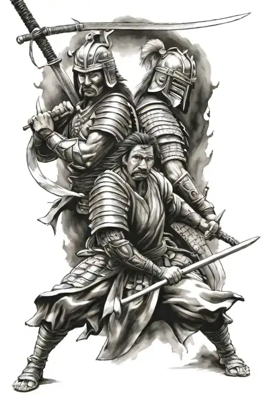 Samurai And Spartan