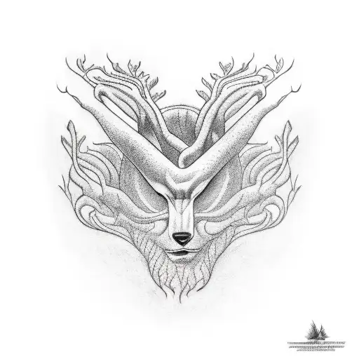 Forest Creature Top Side Of My Forearm