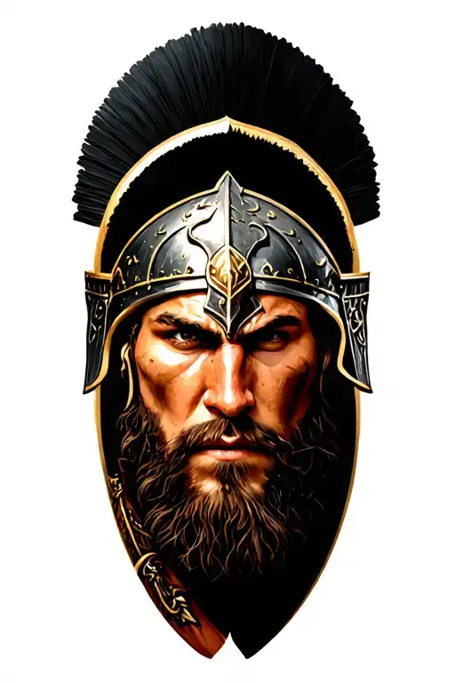 300 Spartans Warrior Battling