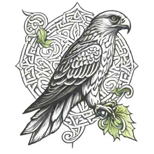 Polish Falcon Irish Knot