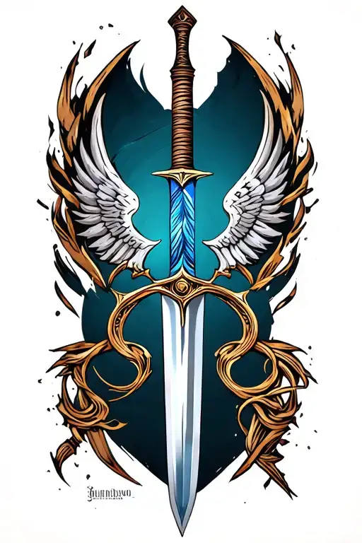 Arrow And Sword Stuck