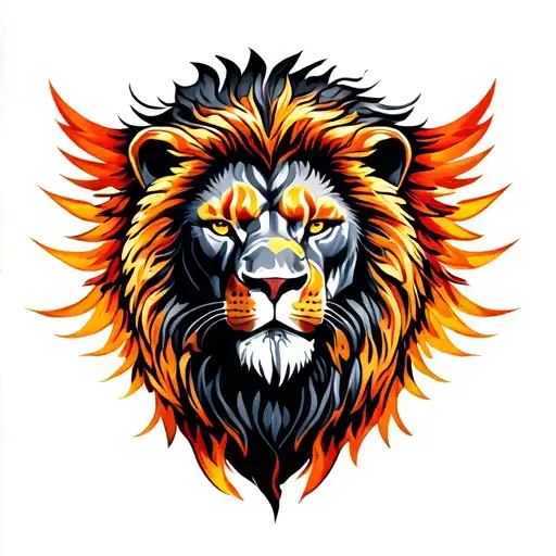 Phenix And Lion Head