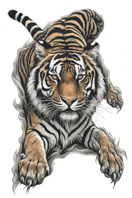 Tiger Back Piece