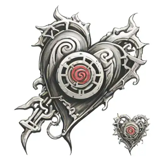 Lock Heart With Naruto Seal