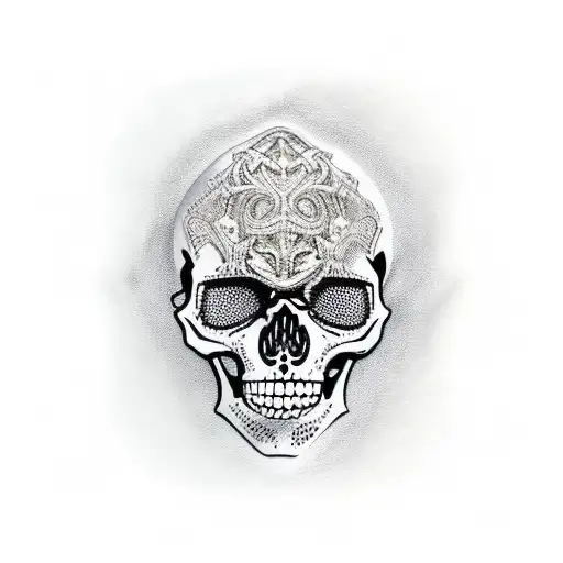 Modern Skeleton Cowboy