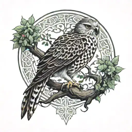 Celtic Tree Of Life Polish Falcon