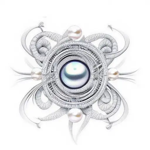 Infinity Symbol With Pearl