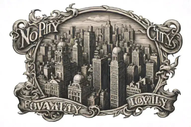 No Pity Any City Loyalty Out Values Everything