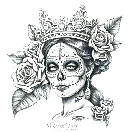 Catrina With A Crown From 4 Roses