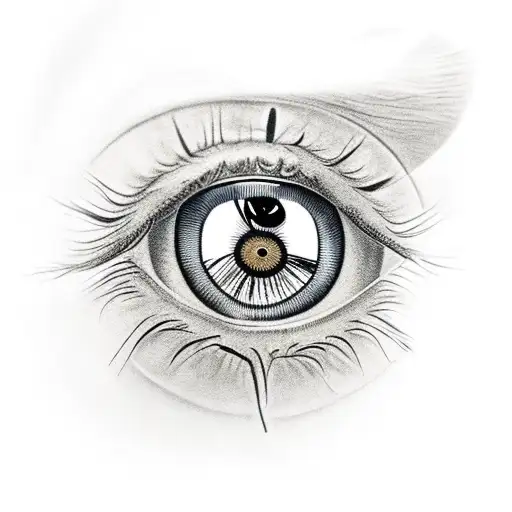 Eye With A Clock In It