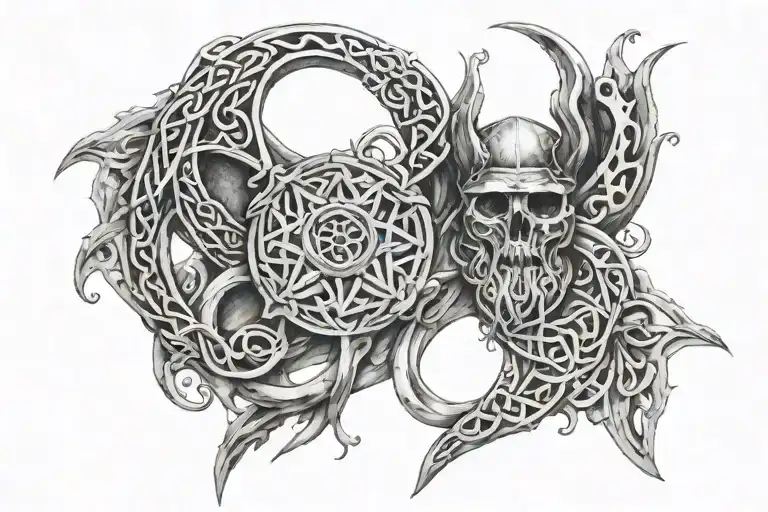 Realistic Ravin With Celtic Influence