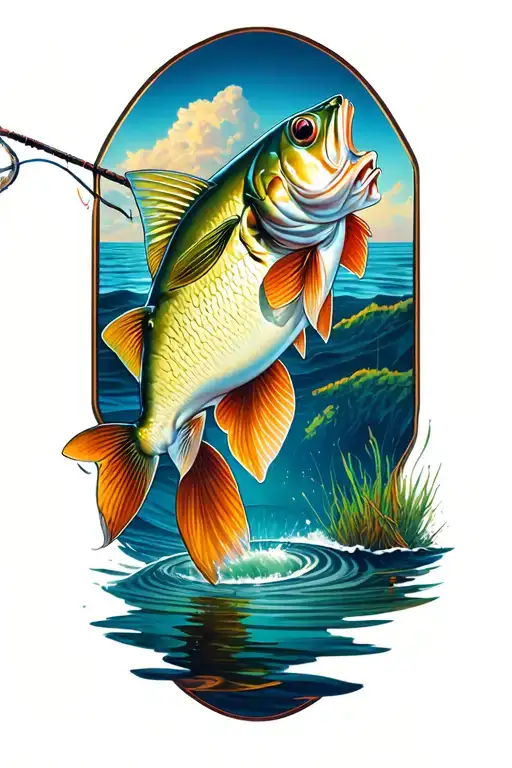 Forever Fishing Scene