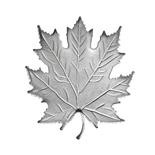 Metal Maple Leaf