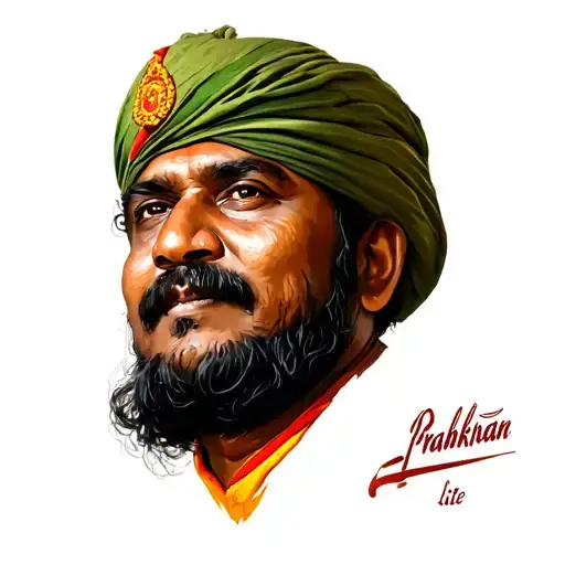 Show Me A Realism Tattoo Of Prabhkaran Ltte Leader