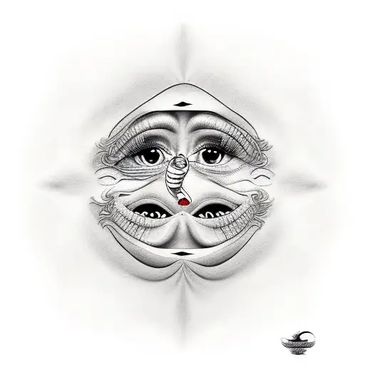 Smoking Hot Chicks Face Inside A Sun