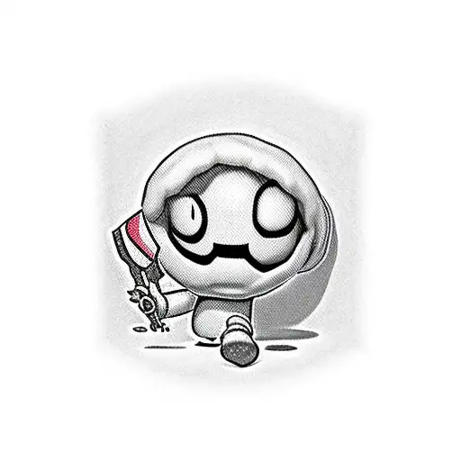 Nintendo Charakter Shy Guy Hiding Behind A Wall