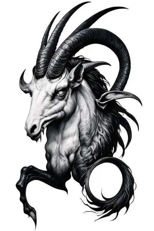 Evil Capricorn Zodiac Signs Merged