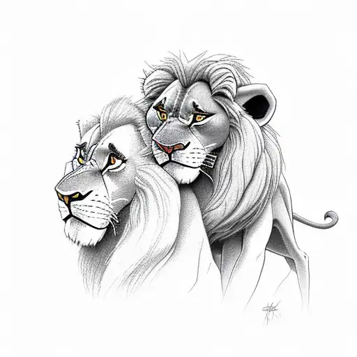 Lion King Simba And Mufasa