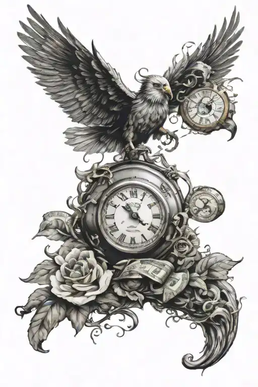 Gemeni Time Money Life Strength Inspired