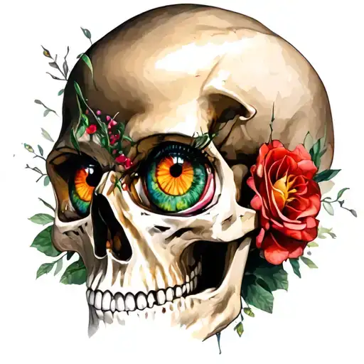 Skull And Eye That Everything
