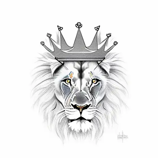 Lion With Crown