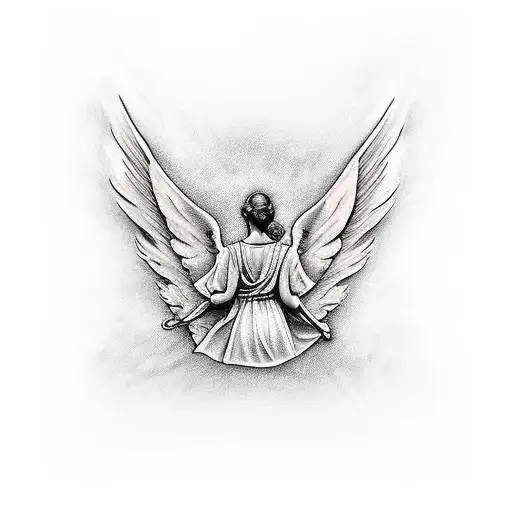 Angel De La Biblia Y Cielo