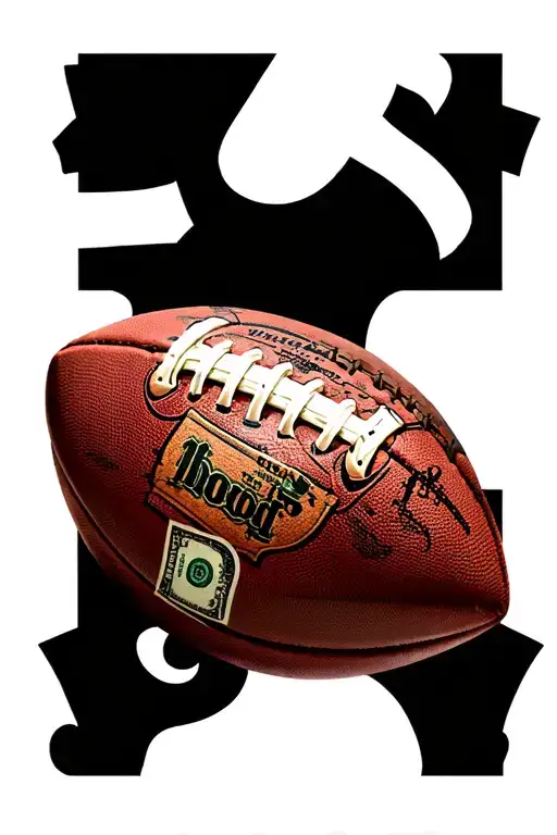 Football And Money Symbols