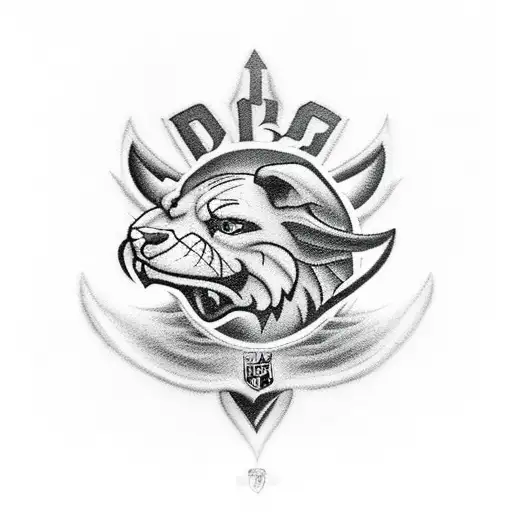 New Jersey Devils With Paw Print