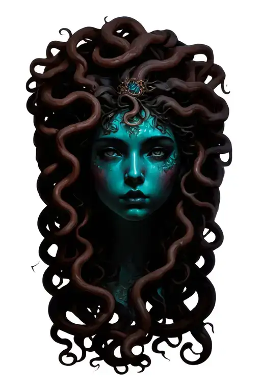 Female Face Medusa Gorgon
