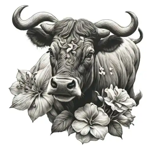 Taurus Bull Chargin Flower
