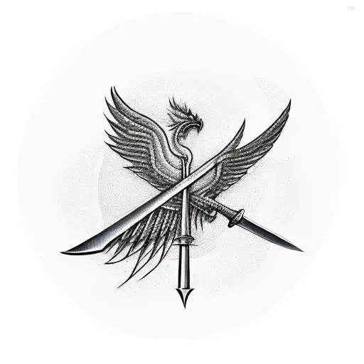 Phoenix And Sword Of Damocles