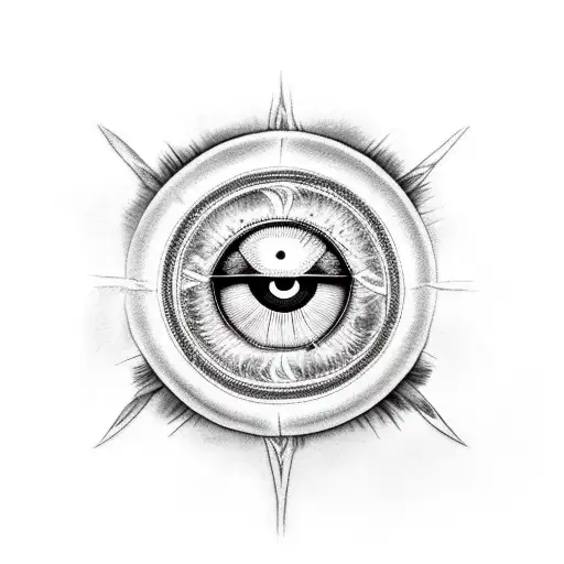 Odin's Eye With Crow