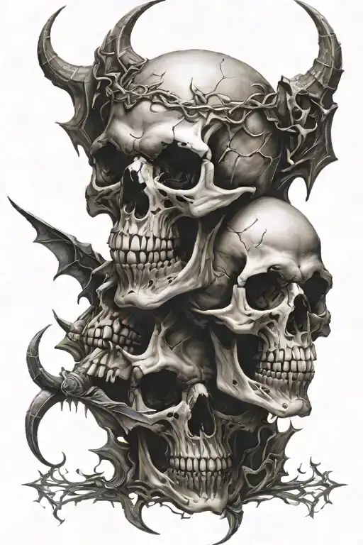 Skull Hell Devil