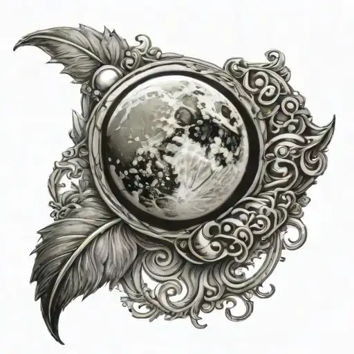 Hia Name With Moon On Wrist