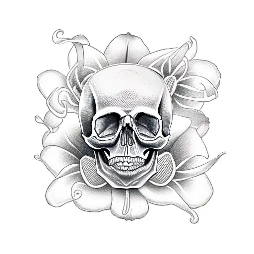 Skull And Lily