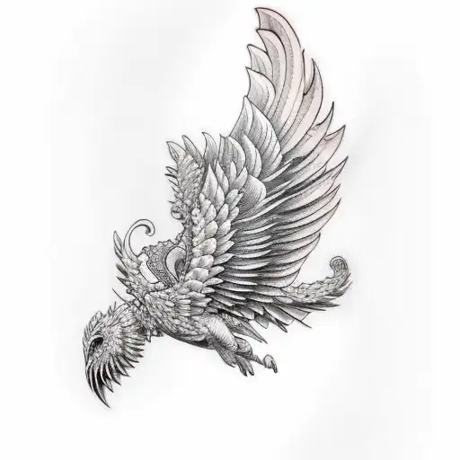 Wing On Both Sides Right And Left