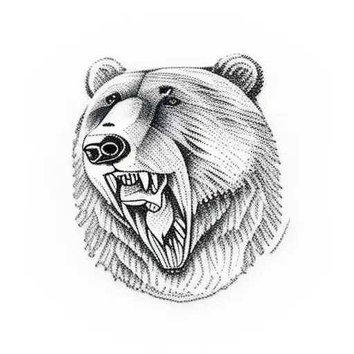 Bear In Alpe Mountain Full Body