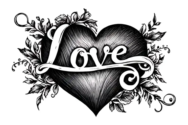 Love Phrase And Symbol