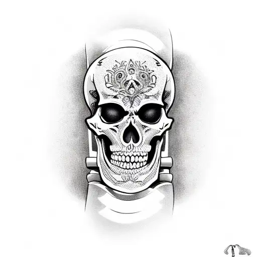 Skeleton Skateboarding