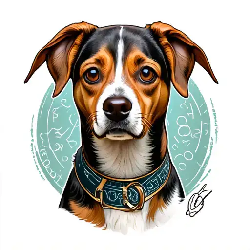 Runic Beagle Dog