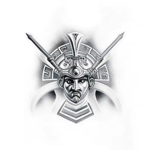 Greek Warrior On Forearm