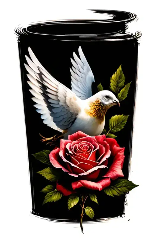 Dove A Rose And A Roman