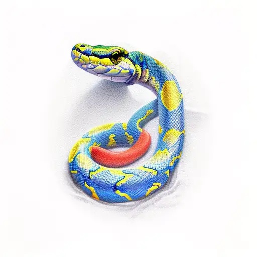 Lsd Snake 3D Questionmark