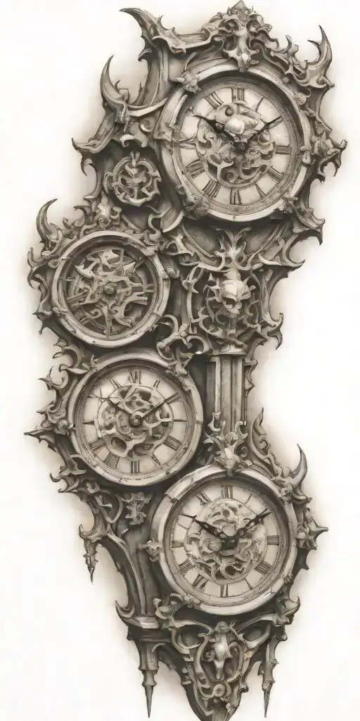 Cathedral Demons Clocks