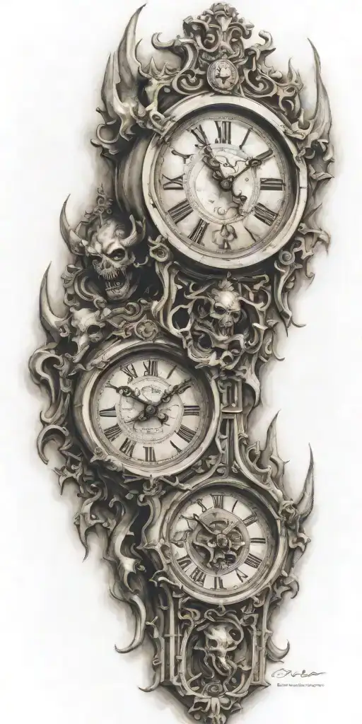 Cathedral Demons Clocks